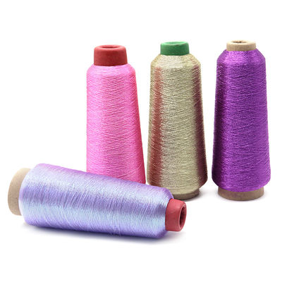 150D Yarn Count Embroidery Thread for Gold and Silver Metallic Embroidery in Polyester