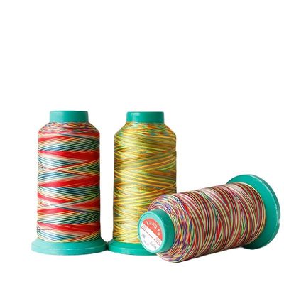 Shoes High Tenacity Rainbow Color Polyester Cotton Embroidery Nylon Sewing Thread OEM ODM