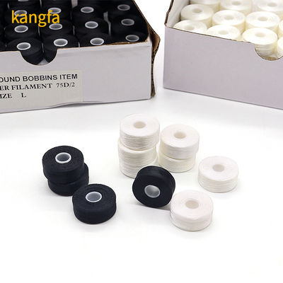 120Yard/cone Polyester Embroidery Thread Colored Pre-wound Bobbin Thread for Embroidery