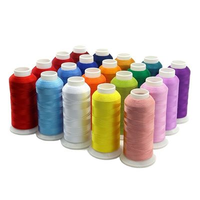 Industrial Embroidery Sewing Thread 40s/2 5000m High Temperature Resistant 75d 120d/2