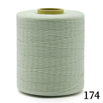 Weaving Kangfa 0.8MM 100% Polyester Waxed Thread for Leather 210D/16 Flat Waxed Thread