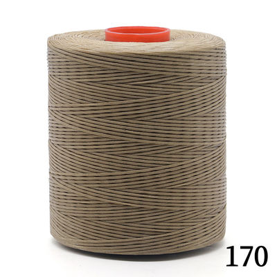 Weaving Kangfa 0.8MM 100% Polyester Waxed Thread for Leather 210D/16 Flat Waxed Thread