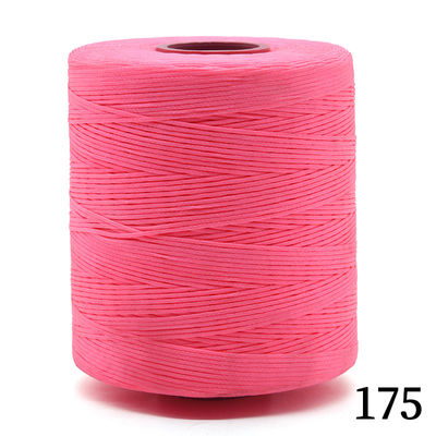 Weaving Kangfa 0.8MM 100% Polyester Waxed Thread for Leather 210D/16 Flat Waxed Thread