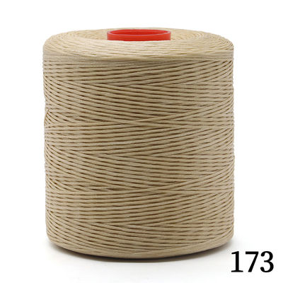 Weaving Kangfa 0.8MM 100% Polyester Waxed Thread for Leather 210D/16 Flat Waxed Thread