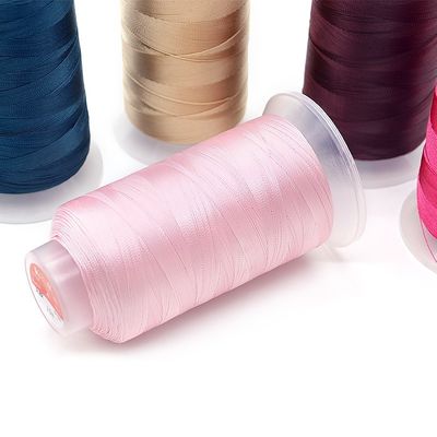 115G Weight Durable Polyester Sewing Thread for Leather Crafting 0.15-0.32mm Diameter