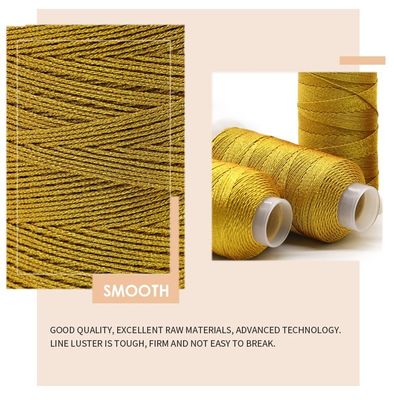 DIY Metallic Yarn Don't Miss Out on Our High Tenacity Gold Silk Embroidery Thread