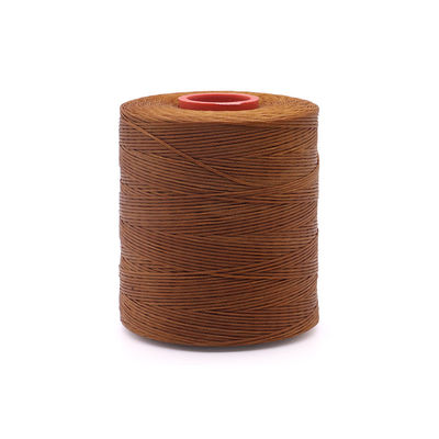 100% Polyester Flat Braided Sewing Yarn For Leather Braided Wax Thread 240 Colors