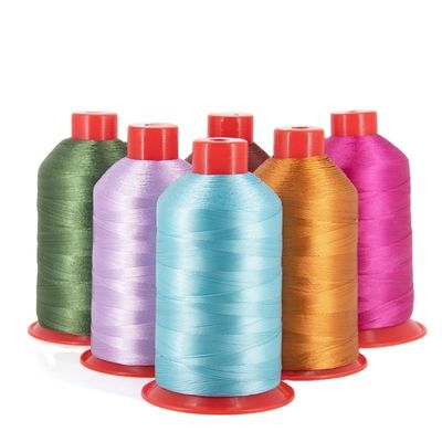 V-92 16oz. 6000Y White UV Bonded Polyester Thread for Filament Yarn Type and Ring Twist