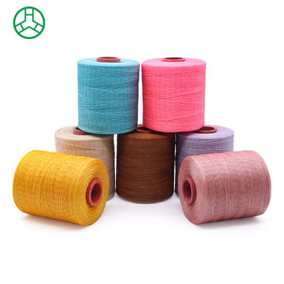 Kangfa 0.8mm 1.0mm Hand-Sewn Leather Thread Flat Wax Thread Polyester Waxed Sewing Thread