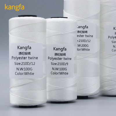 210d/12ply 100% High Tenacity Polyester Thread for Crochet and Quilting in Multicolor