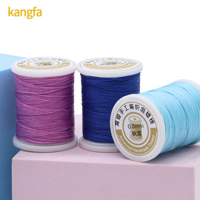 0.8mm Diameter Waxed Thread Set of 12 for Leather Sewing Long Stitching Made Easy