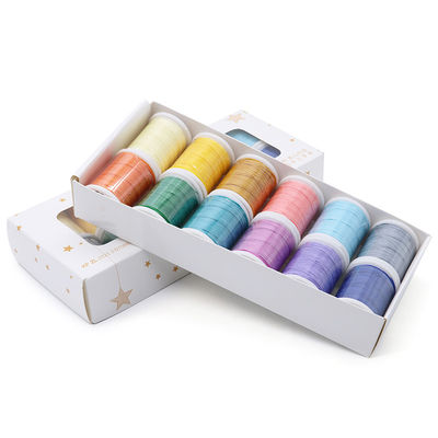 0.8mm Diameter Waxed Thread Set of 12 for Leather Sewing Long Stitching Made Easy