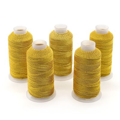 DIY Metallic Yarn Thread Gold and Silver Silk Multi-Strands Embroidery for Jewelry Making