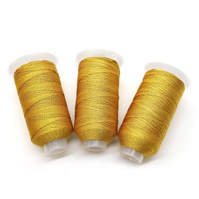 Directly Sell Polyester Metallic Yarn Embroidery Machine Threads for Jewelry Findings