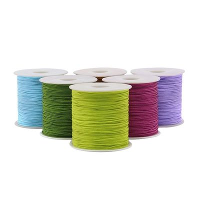 2 Ply Singal Color or Rainbow Color Nylon Cord Thread for Chinese Knotting Macrame Cord