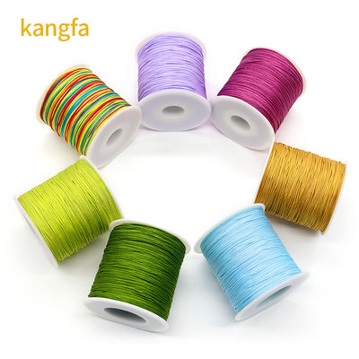 2 Ply Singal Color or Rainbow Color Nylon Cord Thread for Chinese Knotting Macrame Cord