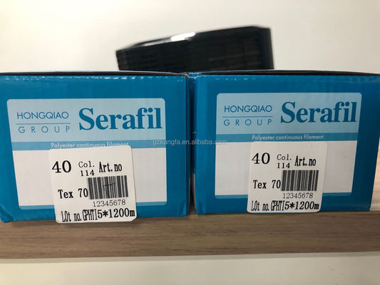 100G Weight Durable Sewing Thread for Bag and Shoes 1300Y Length Tex70 Serafil Polyester