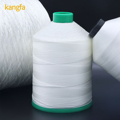 High Tenacity 20 100% Spun Polyester Yarn 420D/3 in Raw White with 1.25g Weight