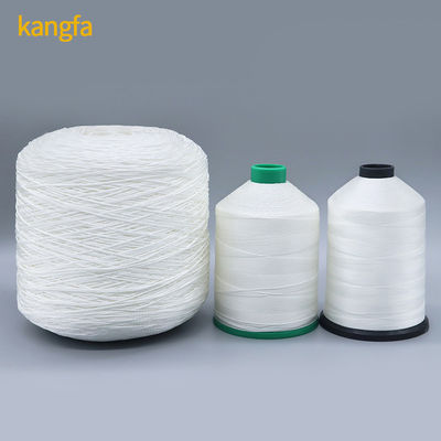 High Tenacity 20 100% Spun Polyester Yarn 420D/3 in Raw White with 1.25g Weight