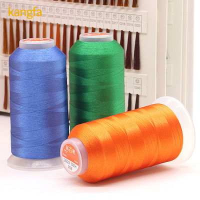 4000 Yard Kangfa 120d/2 Polyester 100% Industrial Embroidery Thread for Embroidery Machine