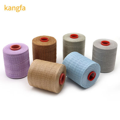 1 Spool 700y 1mm Flat Sewing Coarse Braid Waxed Thread For Leather Craft Repair Waterproof