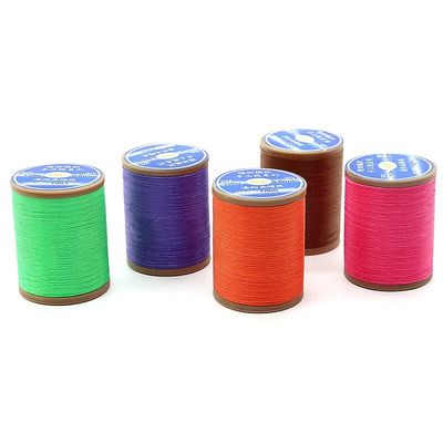 Polyester 0.8mm Flat Wax Thread for Hand Sewing Leather DIY Small Roll Manual Thread