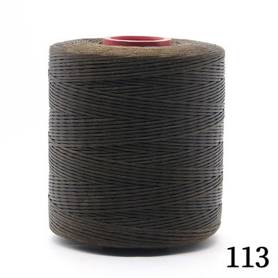 Excellent 1 Spool 700y 1mm Flat Sewing Coarse Braid Waxed Thread For Leather Craft Repair
