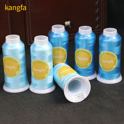 Low Shrinkage 100% Polyester Thread for Embroidery Machine 5000 Yard 120D/2 720 Colors