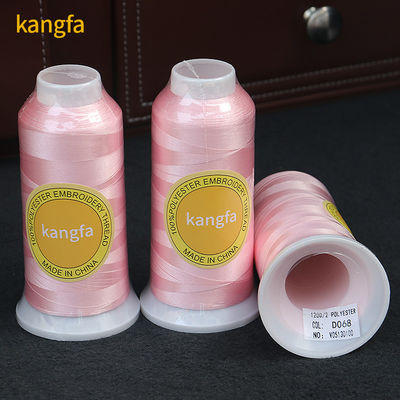 Low Shrinkage 100% Polyester Thread for Embroidery Machine 5000 Yard 120D/2 720 Colors