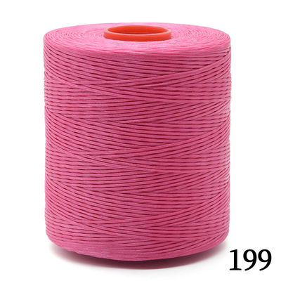 1 Spool 700y 1mm Flat Sewing Coarse Braid Waxed Thread for Leather Craft Repair Gassed