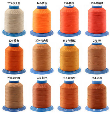 Customized LOGO High Strength Polyester UV Sewing Thread for Leather Sewing 100G Weight