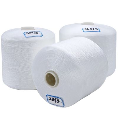 Raw White 150D/3 Tex45 TKT60 Polyester Sewing Thread with Low Shrinkage and Durability