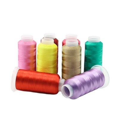 4000 Yard 120D/2 Filament Polyester Thread for Embroidery Machine Dyed Pattern Clothing