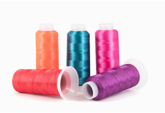 4000 Yard 120D/2 Filament Polyester Thread for Embroidery Machine Dyed Pattern Clothing