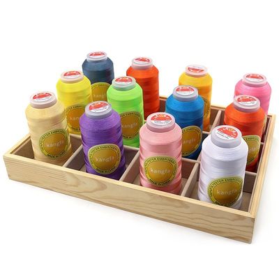 Transparent Cone 720 Colors 120D/2 Machine Embroidery Thread 4000y with High Tenacity