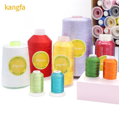 4000 Yard 120D/2 Filament Polyester Thread for Embroidery Machine 720 Dyed Colors