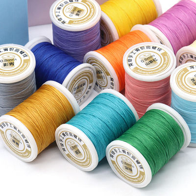 Supports 7 Days Sample Order 12-Piece Set of Long Stitching Thread for Leather Craft