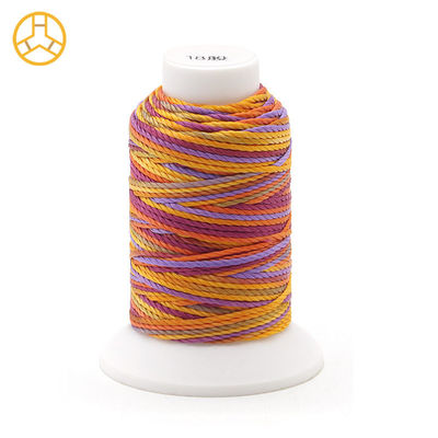 12g 18PLY 40 Colors Supply 100% Polyester Multi Color Sewing Thread Polyester Braid