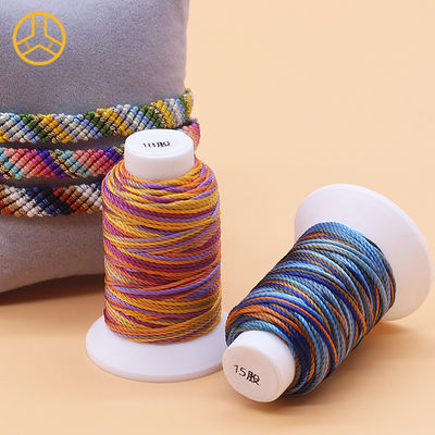 12g 18PLY 40 Colors Supply 100% Polyester Multi Color Sewing Thread Polyester Braid