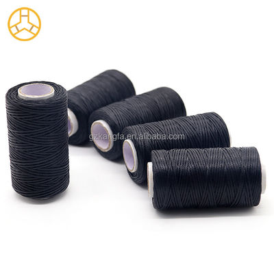 Kangfa 50M/Roll 0.8mm Flat Waxed Thread for Leather Craft Shoes Bag Belt boho Weaving