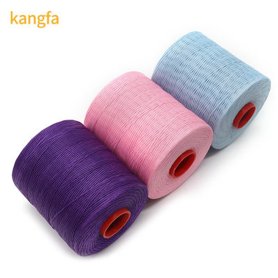 Kangfa 0.8MM 100% Polyester Waxed Thread for Leather Sewing Pattern Dyed Material Waxed