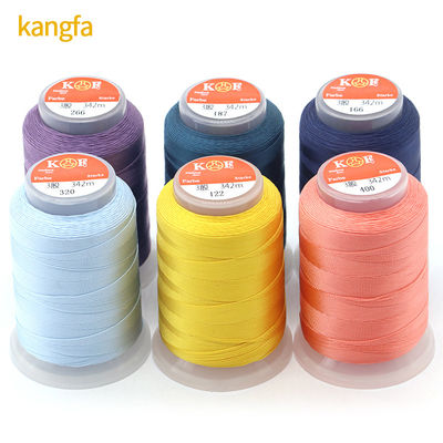 100% Polyester Chemical Resistance Sewing Thread for Leather 30g Strength Polyester