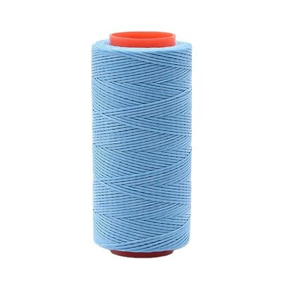 200m 0.8mm Flat Waxed Thread for Leather 100% Polyester Pattern Waxed Yarn Count 250D/16