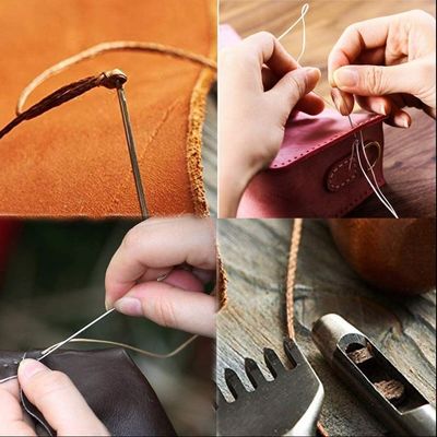 250D/16 Flat Waxed Thread for Leather Sewing Polyester Wax Bonded Braided Thread