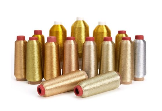 125g Ball Weight Embroidery Lurex Thread Gold Metallic Silver Yarn for OEM MX Type