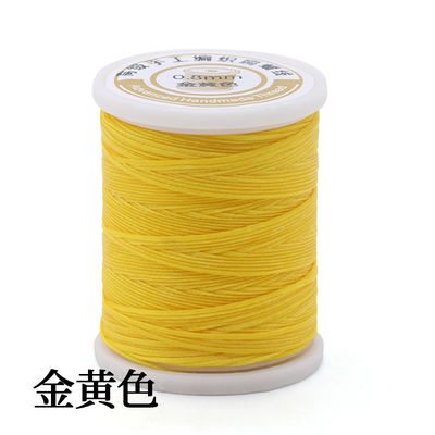 Crochet Bracelet Thread 0.8mm Strong and Durable Spun Wax Thread for Hand-stitched Knitting