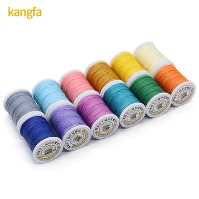 Crochet Bracelet Thread 0.8mm Strong and Durable Spun Wax Thread for Hand-stitched Knitting