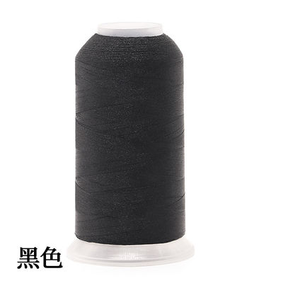 5500 Yards Black 900 Embroidery Thread 40wt 100% Polyester for Machine Pattern Dyed