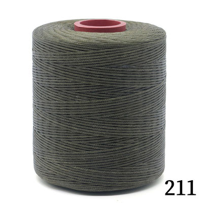 210D/16 Polyester Sewing Thread Hand-sewn Leather Waxed Thread 0.8mm 1mm 240 Colors