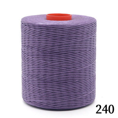 210D/16 Polyester Sewing Thread Hand-sewn Leather Waxed Thread 0.8mm 1mm 240 Colors